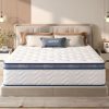 6 inch Twin Bed Mattress - Hybrid Euro Top Comfort Sleep - Eco-Friendly, Breathable Innerspring Twin Size Mattress