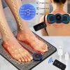 Neck Rechargeable Massager Electric Neck Massage EMS Cervical Vertebra Massage Patch for Muscle Pain Relief,Support Dropshipping