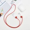 Headphone Neck Strap Cord String Silicone Rope Holder Cable Earphone Strap for AirPods 1 2 3 Pro String