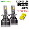 Roadsun Mini Size H4 H11 H7 LED Car Headlight Bulb 12000LM 6000K H1 H13 9005 HB3 9006 HB4 Headlamp Conversion Kits No Dark Spots