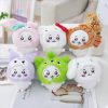 Cute Cross-dressing Chikawas Plush Doll hachiware Sanrio Taiyaki Headgear Self-deprecating Bear Keychain Bag Pendant Girl Gift