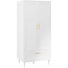 71" Portable Closet Wardrobe Clothes Rack Storage Organizer with Shelf Gray