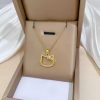Stainless Steel Chain Gold Color Hello Kitty Head with Zircon Pendant Necklaces for Women Girls Cartoon Cute Jewelry Gifts
