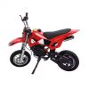 Gas Power Motocross 49cc 2-Stroke Kids Dirt Bike Pocket Motorbike with Front Rear Disc Brakes Off Road Mini Motorcycle 30KM/H