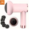 New fascia gun with extended handle, fascia gun with multi frequency conversion, muscle relaxation, massage and vibration gun