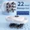 Massage Roller for Neck Thigh Calf and Leg, Personal Muscle Handheld Deep Tissue Trigger Point Foam Myofacial Tools Pro Recovery