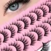 Fadvan DIY Cluster Lashes Mixed Tray Individual Lashes Volume Eye Lashes Soft Natural Lashes Mink Lash Cluster False Eyelashes