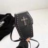 Black White Khaki Crossbody Bags High Quality Oxford Cloth Minimalists Tote Bag Long Shoulder Strap Travel Storage Men Women