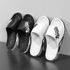 YRZL Mens Sandals Light EVA Summer Casual Shoes Hole Shoes Clogs Lovers Home Garden Outdoor Big Size 45 Male Beach Flat Slippers