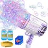69 Holes Soap Blaster Bubble Gun Kids Adults Party Wedding Summer Fun Gifts Indoor and Outdoor Toys Ages 3 4 5 6 7 8 Boy Girl