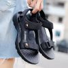 Comwarm 2024 Summer Slippers Men Soft Bottom Indoor Home Platform Sandals Fashion Beach Shoes Couple Non-Slip Bathroom Slides