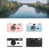 Vintage Film Camera 35MM Film Camera Reusable Lightweight Vintage Camera Built in Flash with 28MM F/8 Lens 1/120s Shutter Speed