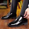 Patent Leather Oxford Dress Green Fashion Man Business Handmade Wedding Man Shoe Designer Formal Brock Original Leather Shoes