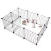 VEVOR Baby Gate 28/30/36 Inches High Dog Gate Easy Step Walk Thru Child Pet Security Pressure Mount Kit Wall Cups Doorways