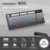 MAMBASNAKE x ATTACK SHARK M87 75% Wireless Gaming Keyboard, BT5/2.4G/Wired, 27 RGB Chroma Backlit