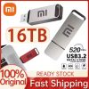 Original Lenovo 2TB Pendrive USB 3.1 Flash Drive Metal U Disk 2 IN 1 OTG 1024GB 128GB 512gb 1TB Pen Drives For Phone Computer