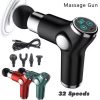 9-Speed Electric Muscle Massager,6 Heads 2000mAh Massage Gun,Rechargeable Handheld For Relaxing Deep Tissue muscles In The Body