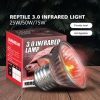 E27 Reptile Tortoise Lizards Terrarium Ceramic Heating Light Holder Black