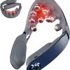 Shiatsu Neck And Shoulder Massager Shawl Kneading Spine Back Muscle Relaxer for Car Home Use Trapezius Neck and Shoulder Massage