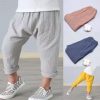 Children's Shorts Girls Boys Cotton Yarn Short Pants Summer Children's Girls Soft And Breathable Capris Baby Clothes