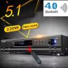 Douk Audio HiFi Bluetooth 5.0 Valve Tube Preamp Stereo Receiver USB Player Home Desktop Pre-amplifier w/Treble Bass Control