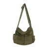 Sweet Lace Flower Women's Shoulder Bag Large Capacity Female Fairy Tote Vest Bag Commuter Girls Floral Armpit Bag Travel Handbag