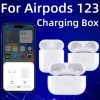 Replacement Wireless Charging Box For Airpods Pro 2 Bluetooth Earphone Charger Case For Airpods1 2 3 4rd Generation Pairing Sync