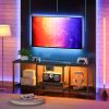 Universal TV Stand with Mount Swivel Tilt Audio Video Shelf 35-85 Inch LCD LED Plasma Televisions