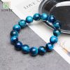 Natural Blue Tiger Eye Bracelet Made of Real Natural Stone Beads Body-Purifying Geniune for Women Pulsera Jewelry Wristband Gift