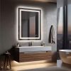 LUVODI Illuminate LED Backlight Bathroom Mirror Frameless Dimmable Defog Bath/Shower/Shaving Mirror