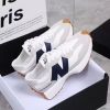 Mens Leather Sneaker Sports Shoes Simple Solid Color Fashion Summer New Pattern Mesh Breathable Classic Sneaker Zapatillas