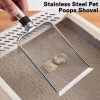 3pcs/6pcs  Cat Litter Box Charcoal Filters Replacement Carbon Odor Filters 6Inch x 6.5Inch Hooded Cat Litter Boxes and Pans