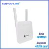 4G LTE Mobile WiFi Router with SIM Card Slot 150Mbps Wireless Router Repeater Wireless Wifi Modem for Home Office RV Camping