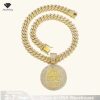 Men Women Hip Hop STAY HARD Pendant Necklace with 13mm Cuban Chain HipHop Iced Out Bling Necklaces Fashion Charm Jewelry USA