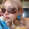 Retro Rimless Design Shades Luxury Metal Women Sunglasses High Quality Decoration Sun Glasses for Travelling Hiking