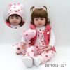bebe doll reborn toddler 47cm soft silicone reborn baby dolls soft body lifelike menina Christmas surprice girl gifts doll