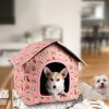 Hamster House Wooden Guinea Pig Plaything Decorative Pet Nest Habitat Mouse Hide