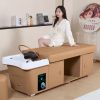 Beauty Salon Special Bed Solid Wood Pavilion of Regimen Massage Massage Belt Chest Hole Latex Beauty Physiotherapy Bed
