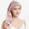 100% Pure Mulberry Silk Hair Bonnets for Women Sleeping Cap Silk Sleep Cap Night Bonnet Caps Hair Protection Turban Head Wraps