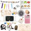 DIY Early Education Busy Board Montessori Puzzle Toy Accessories Bead Ringing Children's Sensory Training Hands Flexibility