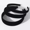 1/3PCS Black Velvet Headband for Women Simple Elegant Hair Bands 1.5/2/3CM Vintage Fashion Hair Hoop Girl Hair Accessories Gift