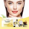10/20pcs Golden Crystal Collagen Eye Mask Anti Dark Circle Anti-Aging Moisturizing Pink Lip Mask Eyes Lips Travel Size Skin Care