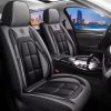 General Car Seat Cover Set Universal ButterflyPattern Embroidery Car Seat Cover Full Set Interior Accessories Auto Seat Cover