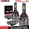 ISAMUTO FE751L LED 12-35V H4 H7 H8 H9 H11 Headlight With Lens HB3 HB4 9005 9006 7000K 10000LM White Car Bulb +800% Beam (Pair)