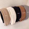 2025 Korea Fashion Elegant Wide Hairbands Headband Women Girls Gift Scrunchie Hair Head Hoop Band Accessories Headdress Headwear