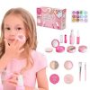 Girl Simulation Cosmetics Set Pretend Fake Makeup Game Lipstick Eyeshadow Model Set House Party Activities Role Play Toy Gift