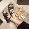 Women's Breathable Mesh Mary Jane Flats Casual Slip-On Comfortable Round Toe Flat Sole Shoes for Daily Wear Lightweight