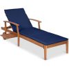 Oak Armrest Oak Upholstered Single Lounge Chair Indoor Lounge Chair Off-White