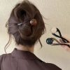 AWAYTR Retro S Shape Ponytail Twist Hair Clips New Fashion Multi-colour Twisted Hollow Out Shark Clips Headdress Hair Accessorie
