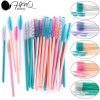Wholesale 100PCS Disposable Mascara Wands - Eyelash Extension Spoolie Brushes for Eyebrow & Makeup Application, Cosmetic Tool